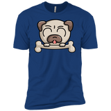 T-Shirts Royal / YXS Cute Pug and Bone Boys Premium T-Shirt