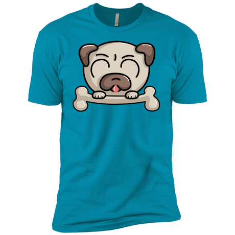 T-Shirts Turquoise / YXS Cute Pug and Bone Boys Premium T-Shirt