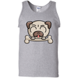 T-Shirts Sport Grey / S Cute Pug and Bone Men's Tank Top