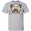 T-Shirts Sport Grey / YXS Cute Pug and Bone Youth T-Shirt