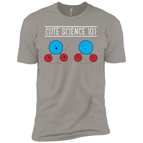 T-Shirts Light Grey / YXS Cute Science - Hydrophobic & Hydrophillic Boys Premium T-Shirt