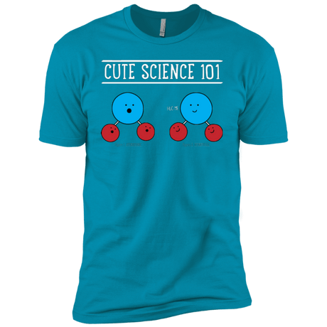 T-Shirts Turquoise / YXS Cute Science - Hydrophobic & Hydrophillic Boys Premium T-Shirt
