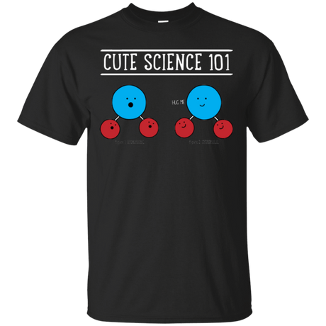 T-Shirts Black / Small Cute Science - Hydrophobic & Hydrophillic T-Shirt