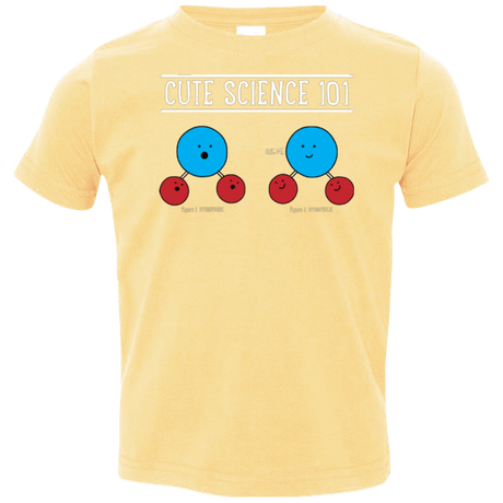 T-Shirts Butter / 2T Cute Science - Hydrophobic & Hydrophillic Toddler Premium T-Shirt