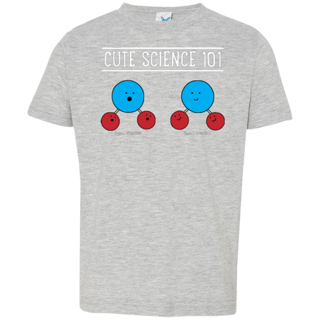 T-Shirts Heather / 2T Cute Science - Hydrophobic & Hydrophillic Toddler Premium T-Shirt