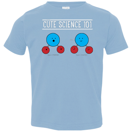 T-Shirts Light Blue / 2T Cute Science - Hydrophobic & Hydrophillic Toddler Premium T-Shirt