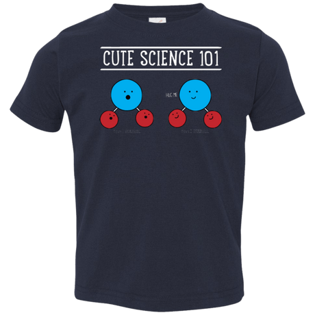 T-Shirts Navy / 2T Cute Science - Hydrophobic & Hydrophillic Toddler Premium T-Shirt