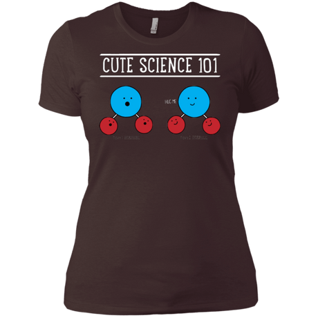 T-Shirts Dark Chocolate / X-Small Cute Science - Hydrophobic & Hydrophillic Women's Premium T-Shirt