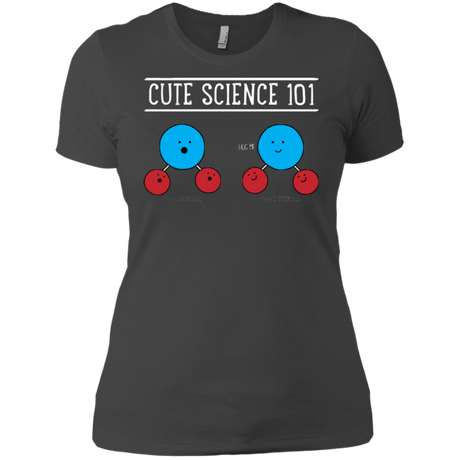 T-Shirts Heavy Metal / X-Small Cute Science - Hydrophobic & Hydrophillic Women's Premium T-Shirt