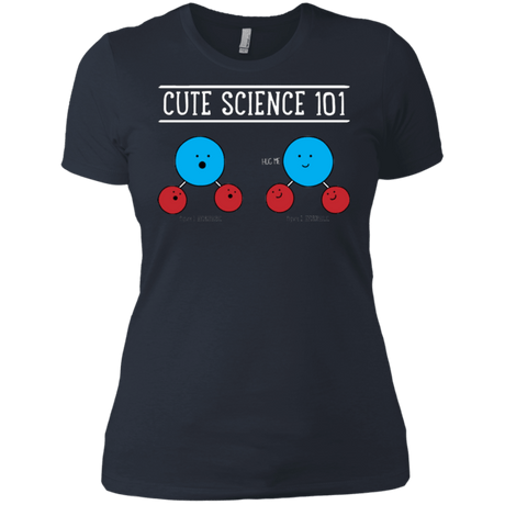 T-Shirts Indigo / X-Small Cute Science - Hydrophobic & Hydrophillic Women's Premium T-Shirt