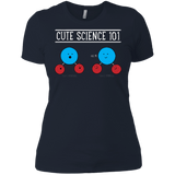 T-Shirts Midnight Navy / X-Small Cute Science - Hydrophobic & Hydrophillic Women's Premium T-Shirt