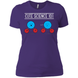 T-Shirts Purple / X-Small Cute Science - Hydrophobic & Hydrophillic Women's Premium T-Shirt