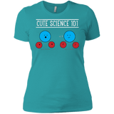 T-Shirts Tahiti Blue / X-Small Cute Science - Hydrophobic & Hydrophillic Women's Premium T-Shirt