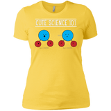 T-Shirts Vibrant Yellow / X-Small Cute Science - Hydrophobic & Hydrophillic Women's Premium T-Shirt
