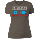 T-Shirts Warm Grey / X-Small Cute Science - Hydrophobic & Hydrophillic Women's Premium T-Shirt