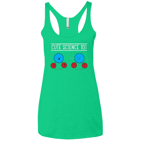 T-Shirts Envy / X-Small Cute Science - Hydrophobic & Hydrophillic Women's Triblend Racerback Tank