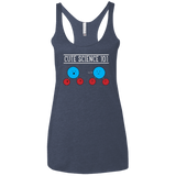 T-Shirts Vintage Navy / X-Small Cute Science - Hydrophobic & Hydrophillic Women's Triblend Racerback Tank