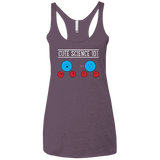 T-Shirts Vintage Purple / X-Small Cute Science - Hydrophobic & Hydrophillic Women's Triblend Racerback Tank
