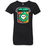 T-Shirts Black / YXS Cute Skull In A Jar Girls Premium T-Shirt