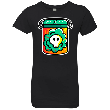 T-Shirts Black / YXS Cute Skull In A Jar Girls Premium T-Shirt