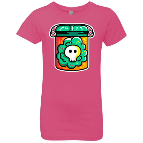 T-Shirts Hot Pink / YXS Cute Skull In A Jar Girls Premium T-Shirt