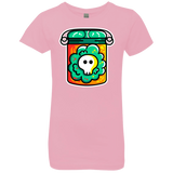 T-Shirts Light Pink / YXS Cute Skull In A Jar Girls Premium T-Shirt