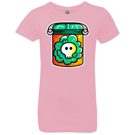 T-Shirts Light Pink / YXS Cute Skull In A Jar Girls Premium T-Shirt