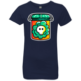 T-Shirts Midnight Navy / YXS Cute Skull In A Jar Girls Premium T-Shirt