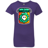 T-Shirts Purple Rush / YXS Cute Skull In A Jar Girls Premium T-Shirt