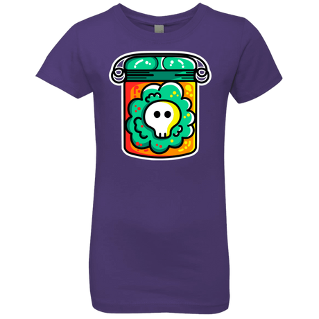 T-Shirts Purple Rush / YXS Cute Skull In A Jar Girls Premium T-Shirt