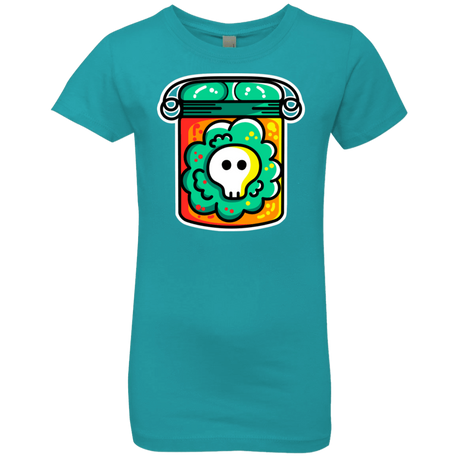 T-Shirts Tahiti Blue / YXS Cute Skull In A Jar Girls Premium T-Shirt