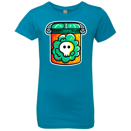 T-Shirts Turquoise / YXS Cute Skull In A Jar Girls Premium T-Shirt