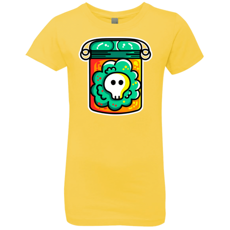 T-Shirts Vibrant Yellow / YXS Cute Skull In A Jar Girls Premium T-Shirt