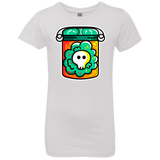 T-Shirts White / YXS Cute Skull In A Jar Girls Premium T-Shirt