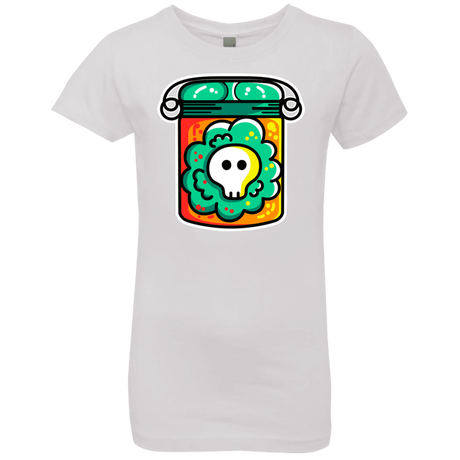 T-Shirts White / YXS Cute Skull In A Jar Girls Premium T-Shirt