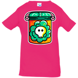 T-Shirts Hot Pink / 6 Months Cute Skull In A Jar Infant Premium T-Shirt