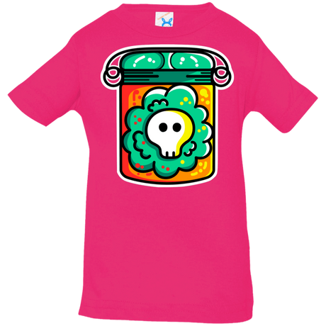 T-Shirts Hot Pink / 6 Months Cute Skull In A Jar Infant Premium T-Shirt