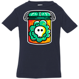 T-Shirts Navy / 6 Months Cute Skull In A Jar Infant Premium T-Shirt