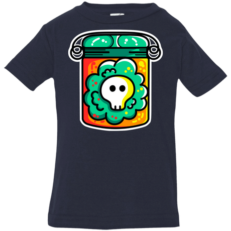 T-Shirts Navy / 6 Months Cute Skull In A Jar Infant Premium T-Shirt