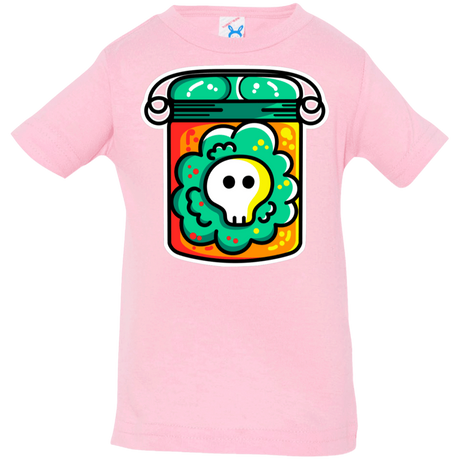 T-Shirts Pink / 6 Months Cute Skull In A Jar Infant Premium T-Shirt