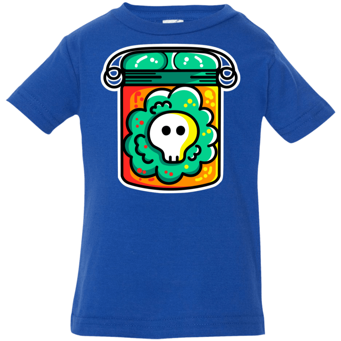 T-Shirts Royal / 6 Months Cute Skull In A Jar Infant Premium T-Shirt