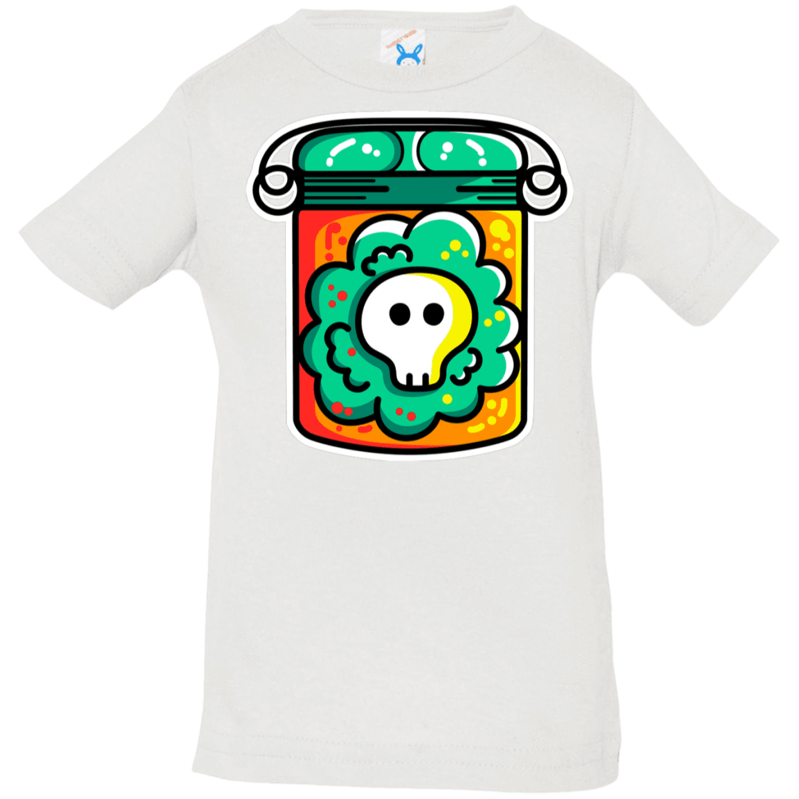 T-Shirts White / 6 Months Cute Skull In A Jar Infant Premium T-Shirt