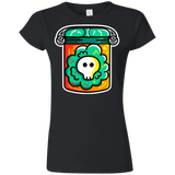 T-Shirts Black / S Cute Skull In A Jar Junior Slimmer-Fit T-Shirt