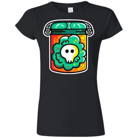 T-Shirts Black / S Cute Skull In A Jar Junior Slimmer-Fit T-Shirt