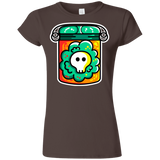 T-Shirts Dark Chocolate / S Cute Skull In A Jar Junior Slimmer-Fit T-Shirt