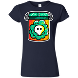 T-Shirts Navy / S Cute Skull In A Jar Junior Slimmer-Fit T-Shirt