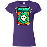 T-Shirts Purple / S Cute Skull In A Jar Junior Slimmer-Fit T-Shirt