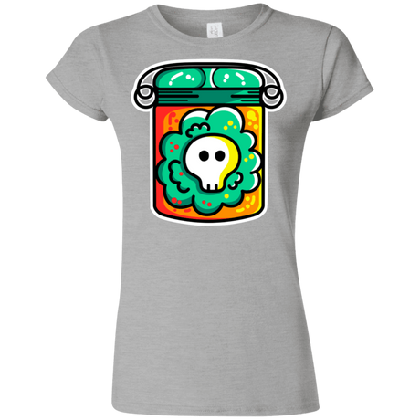 T-Shirts Sport Grey / S Cute Skull In A Jar Junior Slimmer-Fit T-Shirt