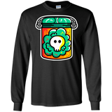 T-Shirts Black / S Cute Skull In A Jar Men's Long Sleeve T-Shirt