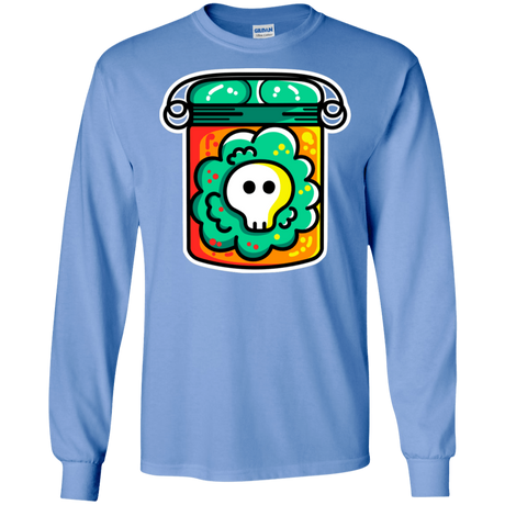 T-Shirts Carolina Blue / S Cute Skull In A Jar Men's Long Sleeve T-Shirt